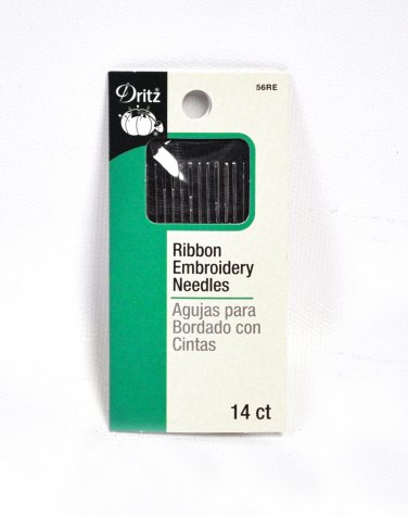 Dritz Ribbon Embroidery Hand Needle Assorted Size 56RE