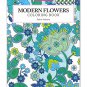 Modern Flowers Coloring Book