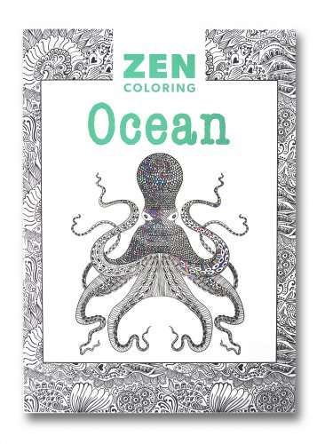 Zen Coloring Book: Ocean