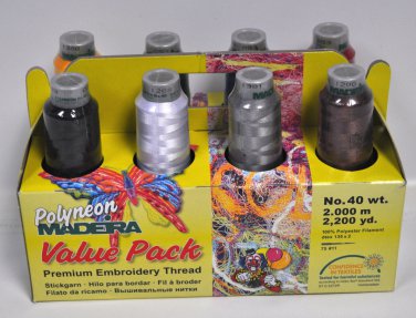Madeira Polyneon 8 Cone Value Pack 9145BVP