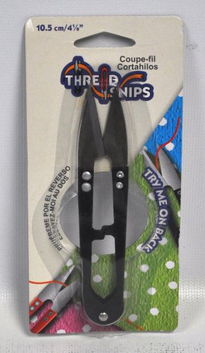 4.125 Inch Black Metal Thread Snips B4801