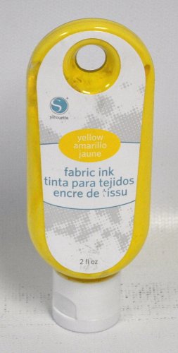 Silhouette Cameo Fabric Ink Yellow SCFPYE