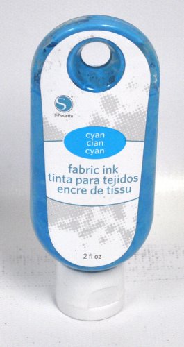 Silhouette Cameo Fabric Ink Cyan SCFPCY