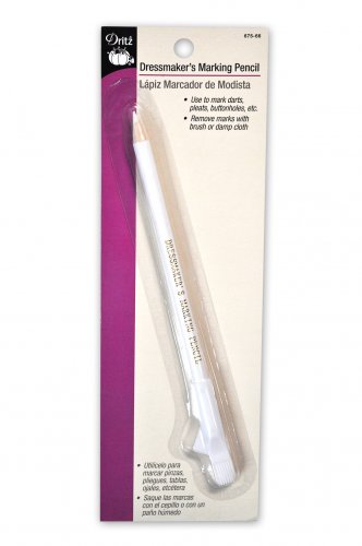 Dressmaker's Marking White Pencil With Brush