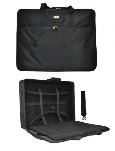 Black Tutto Embroidery Project Extra Large Bag