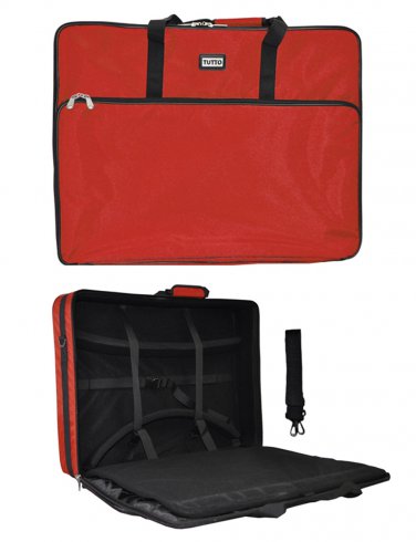 Red Tutto Embroidery Project Extra Large Bag
