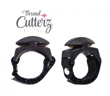 Thread Cutterz Adjustable Thread Floss Yarn Cutting Ring Black