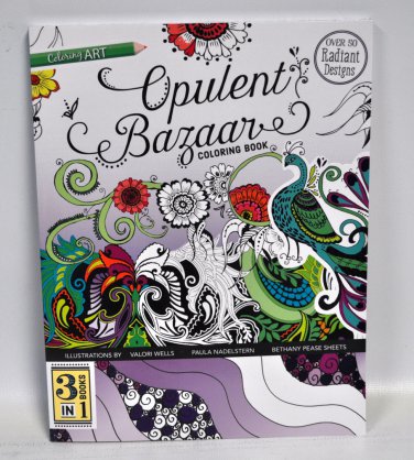 Opulent Bazaar Coloring Book