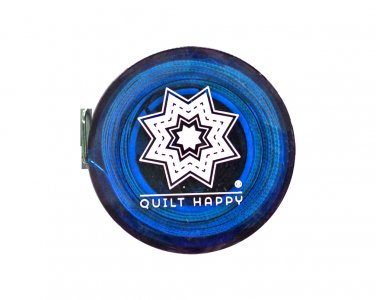 Quilt Happy Tape Measure Blue