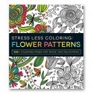 Adams Media Stress Less Coloring Flowers Patterns