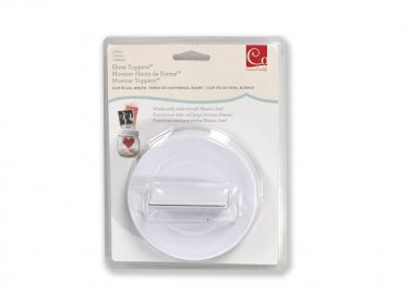 Cosmo Cricket Show Toppers Clip & Lid White
