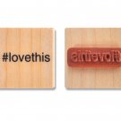 Cosmo Cricket Wood Stamp #love this