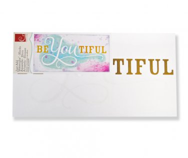 Cosmo Cricket Block Watercolor Be you tiful