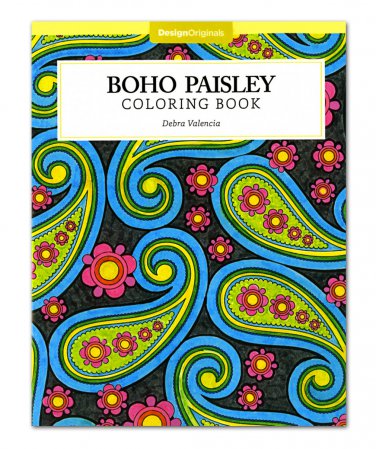 Boho Paisley Coloring Book