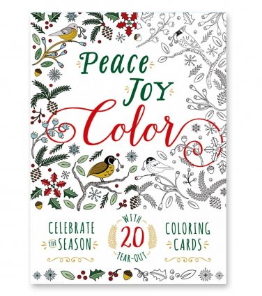 Peace Joy Color Coloring Book