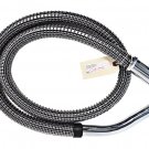 Compact and Tristar Non-Electric Wire Reinforced Hose with Chrome Metal Ends Compact and Tristar Non-Electric Wire Reinforced Hose with Chrome Metal Ends
