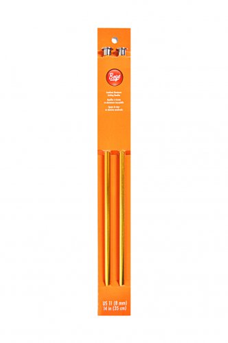 Boye Anodized Aluminum 14in Knitting Needles Size 11