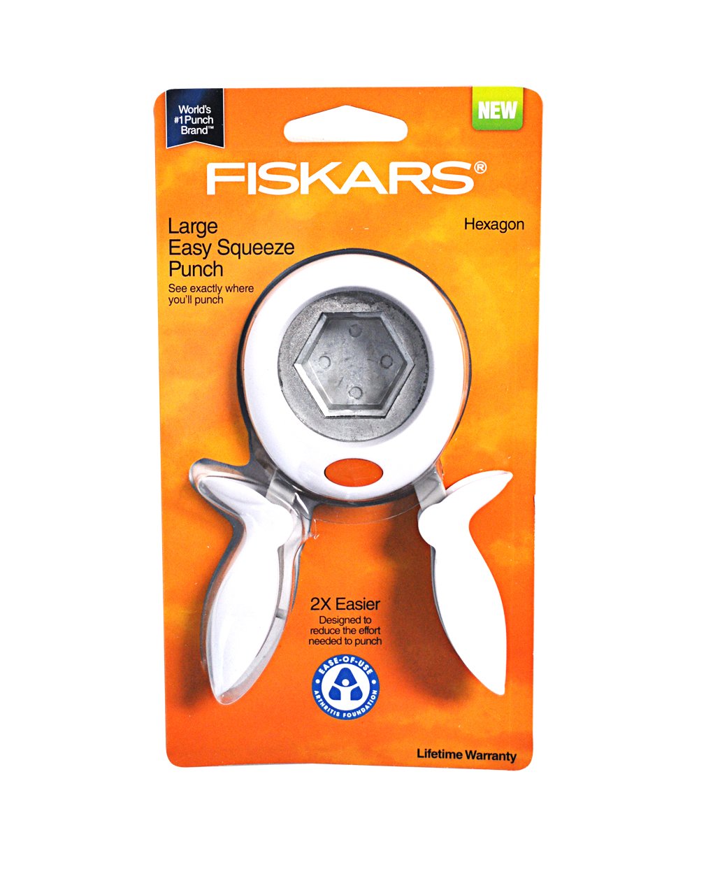 Fiskars Hexagon Large Squeeze Punch