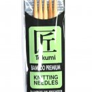 Clover Takumi Bamboo 5 Inch Double Point Knitting Needle Size 4 Clover Takumi Bamboo 5 Inch Double Point Knitting Needle Size 4
