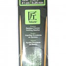 Clover Takumi Bamboo 16 Inch Circular Knitting Needle Size 3