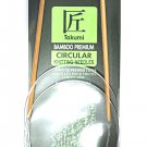 Clover Takumi Bamboo 36 Inch Circular Knitting Needle Size 5