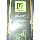 Clover Takumi Bamboo 36 Inch Circular Knitting Needle Size 6 Clover Takumi Bamboo 36 Inch Circular Knitting Needle Size 6