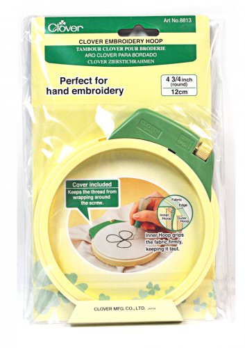 Clover Embroidery Hoop 4-3/4 Inch