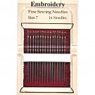 Piecemaker Embroidery Fine Sewing Needles Size 7