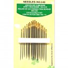 Clover Embroidery Needles Gold Eye Size 3/9 Clover Embroidery Needles Gold Eye Size 3/9