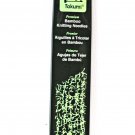 Clover Takumi Bamboo 9 Inch Single Point Knitting Needle Size 7
