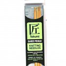 Clover Takumi Bamboo 5 Inch Double Point Knitting Needle Size 0