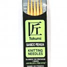 Clover Takumi Bamboo 5 Inch Double Point Knitting Needle Size 5