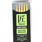 Clover Takumi Bamboo 5 Inch Double Point Knitting Needle Size 9