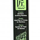 Clover Takumi Bamboo 7 Inch Double Point Knitting Needle Size 6