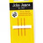 John James Cross Stitch Tapestry Gold Needles Size 26 3ct