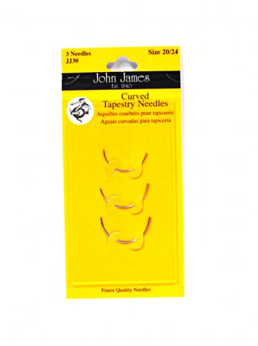 John James Curved Tapestry Needles Assorted Sizes 20/24