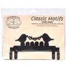 Classic Motifs Love Bird 6 Inch Charcoal Header
