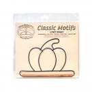 Classic Motifs Pumpkin With Dowel Craft Holder
