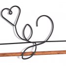 Ackfieldwire Heart With Dowel 12 Inch Hanger