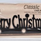 Classic Motifs 12 Inch Merry Christmas Craft Holder