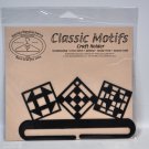 Classic Motifs 6 Inch Split Bottom Quilt Blocks Craft Holder Classic Motifs 6 Inch Split Bottom Quilt Blocks Craft Holder
