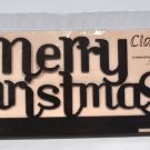 Classic Motifs 16 Inch Copper Vein Merry Christmas Tab Holder