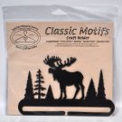 Classic Motifs 6 Inch Alaska Moose Craft Holder Classic Motifs 6 Inch Alaska Moose Craft Holder