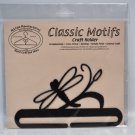 Classic Motifs 6 Inch Dragonfly Craft Holder