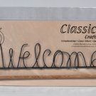 Classic Motifs Welcome 12 Inch Fabric Holder