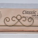 Classic Motifs 12 Inch Gold French Curl Craft Holder