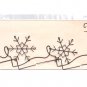 Classic Motifs Snowflake 22 Inch Split Bottom Craft Holder