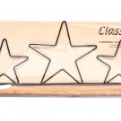 Classic Motifs Stars 16 Inch Fabric Holder With Dowel