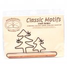 Classic Motifs Evergreen Tree 7.5 Inch Fabric Holder With Dowel