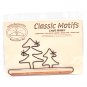 Classic Motifs Evergreen Tree 7.5 Inch Fabric Holder With Dowel